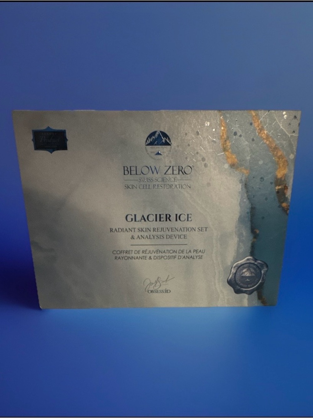 GENUINE Below Zero Glacier Ice Radiant Skin Rejuvenation Set With Device